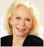 Portrait of author Louise Hay